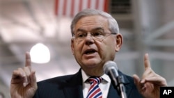 Senator Robert Menendez dari New Jersey.
