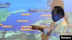 菲律賓蘇比克灣曾是美國海軍的一個主要軍港。圖為其地理位置。