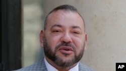 Le roi du Maroc Mohammed VI, Paris, France, 2 mai 2017.