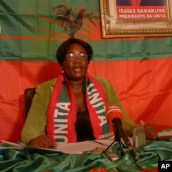 Amérlia Judite, secretária da UNITA na Huíla