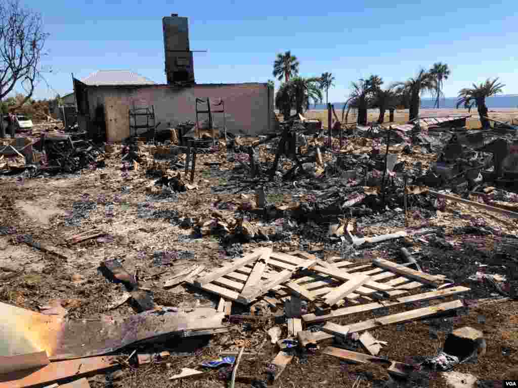 Escombros y desolación dejó en Mexico Beach, el huracán Michael. La tormenta de categoría 4, golpeó la zona con una fuerza descomunal, destruyendo todo a su paso cuando se abatió sobre el área el 10 de octubre de 2018. Sábado 13 de octubre de 2018. Foto, Jorge Agobián.