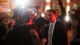 U.S. Defense Secretary Mark Esper talks to a member of DC National Guard, in Washington, D.C., U.S., June 1, 2020. REUTERS/Jonathan Ernst