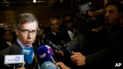 L'émissaire des Nations unies pour la Libye Bernardino Leon