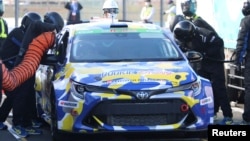 Auto de carreras de hidrógeno de Toyota Motor Corporation.