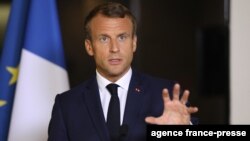 Emmanuel Macron speaks, New York, le 24 septembre 2019