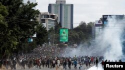 በመንግሥት የተወሰደውን የግብር ጭማሪ እና በፖሊስ የተገደሉትን ሰዎች በመቃወም በወጣቶች የሚመራ አዲስ የተቃውሞ ሰልፍ ተካሄደ ናይሮቢ