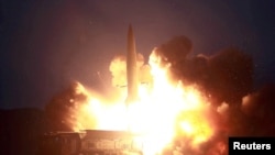 Snimak lansiranja sevenokorejske rakete