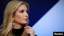 Ivanka Trump, fille du président américain et conseillère à la Maison-Blanche, au Eisenhower Executive Office Building à Washington, le 22 mars 2018. REUTERS / Leah Millis - 