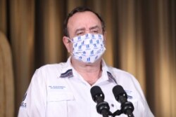 El presidente, de Guatemala, Alejandro Giammattei, anunció las medidas para el fin de semana que comienza el 22 de mayo de 2020.