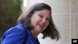 ARCHIVO - Victoria Nuland, subsecretaria de Estado para Asuntos Políticos encabeza delegación estadounidense a El Salvador.