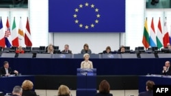 Урсула фон дер Ляєн взяла участь в засіданні Європарламенту в Страсбурзі. 28 лютого 2024 року