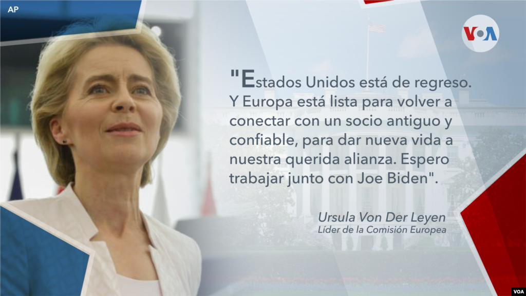 Ursula von der Leyen, presidenta de la Comisión Europea.