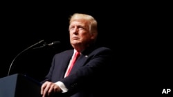 Donald Trump a donné un discours sur Cuba, à Miami, le 16 juin 2017.