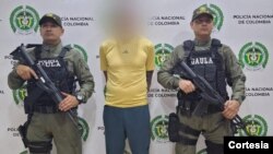Alias ‘Bobby’, presunto cabecilla del Tren de Aragua en Chile, fue capturado en Colombia | Foto: Ministerio de Defensa de Colombia 