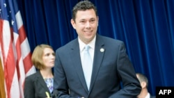 Committee Chairman Rep. Jason Chaffetz (R-UT) takes his seat for a hearing of the House Oversight and Government Reform Committee on Capitol Hill, June 16, 2015 in Washington, DC. 