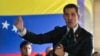 ARCHIVO - El presidente interino de Venezuela, Juan Guaidó durante una conferencia de prensa en Caracas.