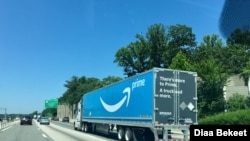 Camión de entrega - Amazon Prime Day