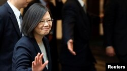 台湾总统蔡英文出访（资料图）