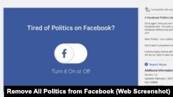 Remove All Politics from Facebook Extension