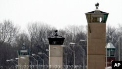 La prison de Terre Haute, dans l'Indiana, où a eu lieu la dernière exécution fédérale. Photo d'archive datant du 17 mars 2003. 