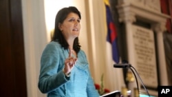 La gouverneure Nikki Haley
Caroline du sud 