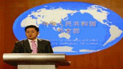 中国外交部发言人秦刚（资料照片）