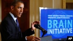 El presidente Obama presenta en la Casa Blanca el proyecto BRAIN, de investigación de las funciones del cerebro.