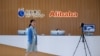 A logo of Ant Group is pictured at the headquarters of the company, an affiliate of Alibaba, in Hangzhou, Zhejiang province, China, Oct. 29, 2020. REUTERS/Aly Song/File Photo