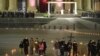 Pope Francis officiates at the Via Crucis (Way of the Cross) procession in a near empty square outside Saint Peter's Basilica during Good Friday observances at the Vatican, April 2, 2021. (Vatican Media/Handout via Reuters) 