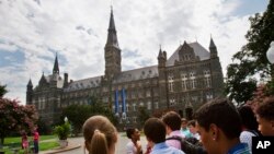 Université Georgetown, à Washington DC, le 10 juillet 2013. 