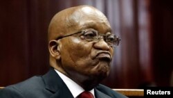 Jacob Zuma lors de son procès, Durban, le 6 avril 2016 