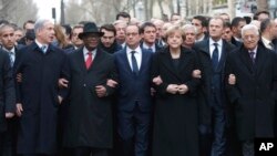 Plusieurs dirigeants mondiaux ont battu le pavé parisien pour parler d'une même voix contre le terrorisme.