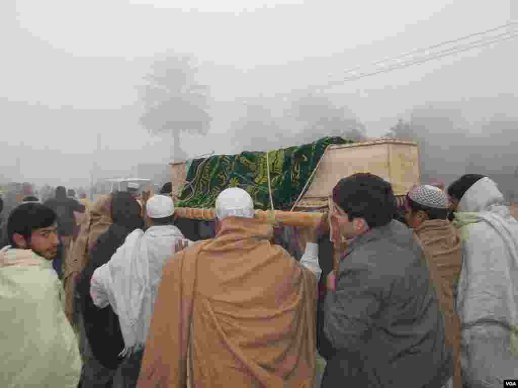 Pakistan is mourning as the nation prepares for mass funerals for over 140 people, most of them children, killed in a Taliban attack on a school in the country's northwest, Dec. 17, 2014. (VOA)