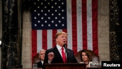 Predsednik Donald Tramp drži govor o stanju nacije u Kongresu, 5. februar 2019. godine