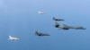 미 전략폭격기 B-1B 2대, 북한 미사일 발사 5시간 뒤 동해 출격