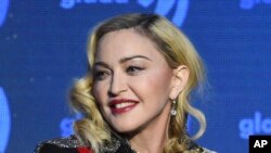 ARCHIVO - Madonna en la 30ª entrega anual de los Premios GLAAD Media en Nueva York el 4 de mayo de 2019.

