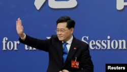 中國國務委員兼外長秦剛。 （路透社資料圖）