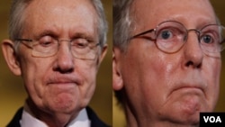 El senador demócrata Harry Reid y su par republicano Mitch McConnell, volvieron a expresar diferencias sobre la conducción de la economía y el rol de estado.