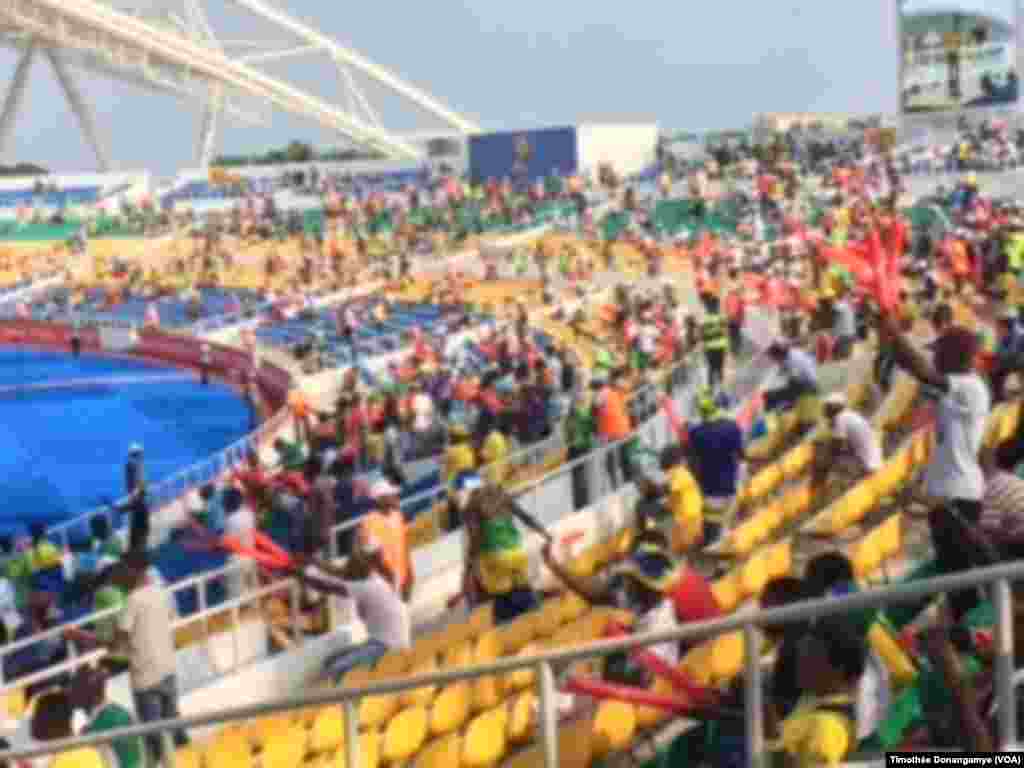 Gasar Cin Kofin Afirka ta 2017 da Gabon. (VOA/Timothée Donangmaye)