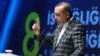 Turkey's President Recep Tayyip Erdogan speaks during a meeting in Istanbul, Turkey, May 8, 2016. "They have left us alone in our struggle" against Islamic State, he said pointing his finger at the West.