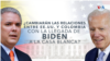 Gráfica presidentes Joe Biden e Iván Duque