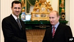 Башар Асад і Володимир Путін
