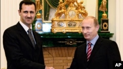 Башар Асад и Владимир Путин
Фото из архива.