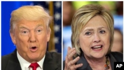 Donald Trump and Hillary Clinton