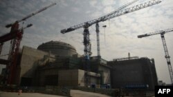 中法合資的廣東台山核電站正在建設中。（2013年12月8日）