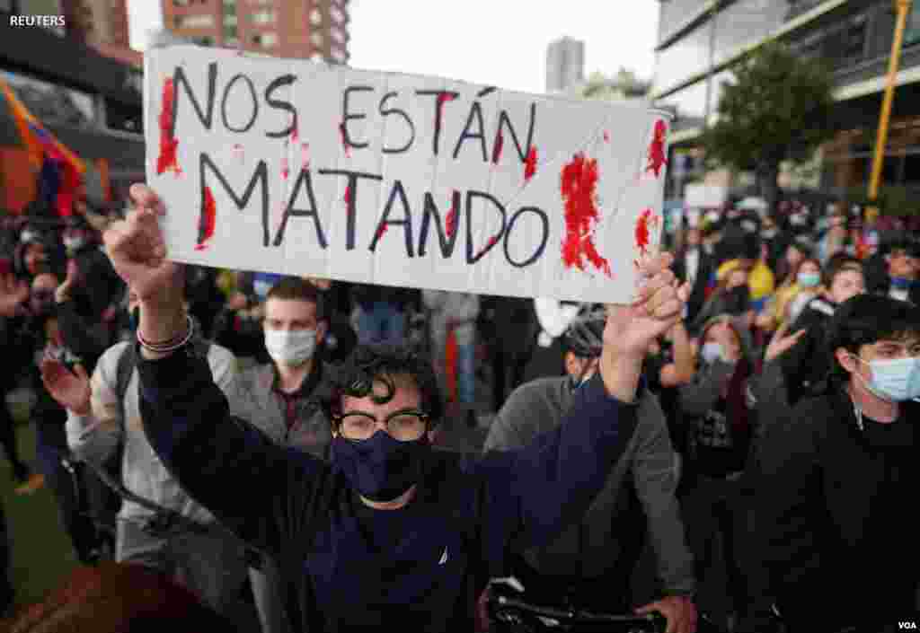 El presidente Iván Duque También anunció que desplegaría fuerzas armadas “en centros urbanos donde existe un alto riesgo para la integridad de los ciudadanos”.