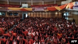 Les participants au premier congrès général d'urgence du Front de libération du peuple du Tigray (TPLF) à Mekelle, en Éthiopie, le 4 janvier 2020.