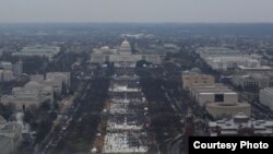 Toma de la Alameda Nacional en Washington D.C. durante la juramentación presidencial de Donald Trump, el 20 de enero de 2017. [Foto: Cortesía: Servicio Nacional de Parques EE.UU.].