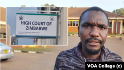 Intathelizindaba yeAlpha Media Holdings uBlessed Mhlanga. (Pic Credit: VOA collage)