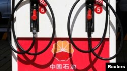 北京一处带有中石油标识的加油站。（资料照）